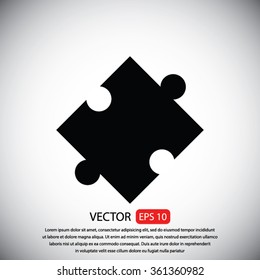 puzzle vector icon