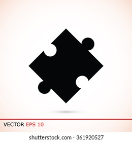 puzzle vector icon