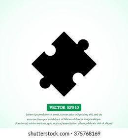 puzzle vector icon