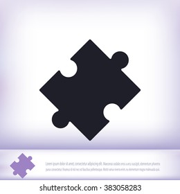 puzzle vector icon