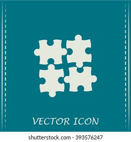 puzzle vector icon