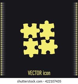 puzzle vector icon