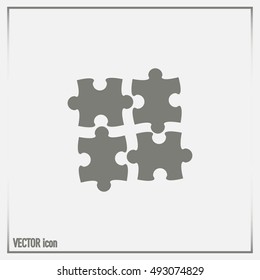 puzzle vector icon