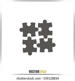 puzzle vector icon