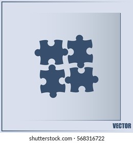 puzzle vector icon