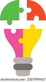 Puzzle vector icon. Can be used for printing, mobile and web applications.