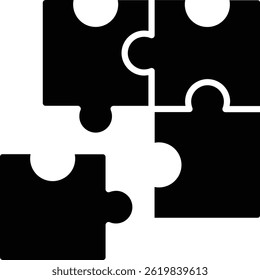 Puzzle vector icon. Can be used for printing, mobile and web applications.