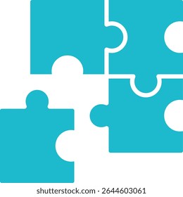 Puzzle vector icon. Can be used for printing, mobile and web applications.