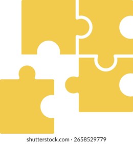 Puzzle vector icon. Can be used for printing, mobile and web applications.