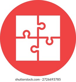 Puzzle Vector Icon Design Illustration