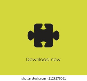 Puzzle vector icon. Editable stroke. Symbol in Line Art Style for Design, Presentation, Website or Apps Elements, Logo. Pixel vector graphics - Vector