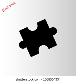 Puzzle vector icon, Vector EPS 10 illustration style