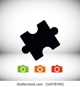 Puzzle vector icon, 

Vector EPS 10 illustration style