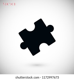 Puzzle vector icon, 

Vector EPS 10 illustration style