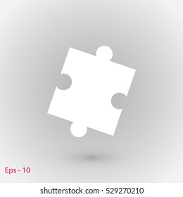 Puzzle vector icon, 

Vector EPS 10 illustration style