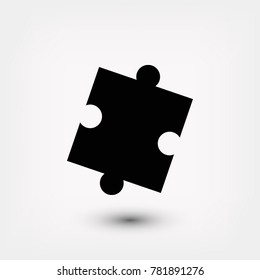 Puzzle vector icon, 

Vector EPS 10 illustration style