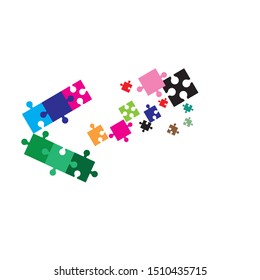 Puzzle vector icon vector illustration