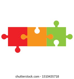 Puzzle vector icon vector illustration