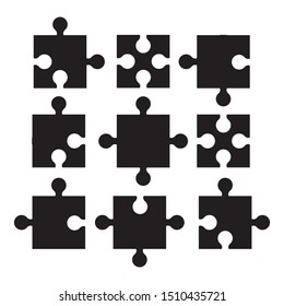 Puzzle vector icon vector illustration