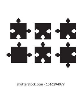 Puzzle vector icon vector illustration