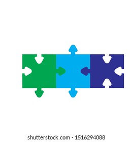 Puzzle vector icon vector illustration