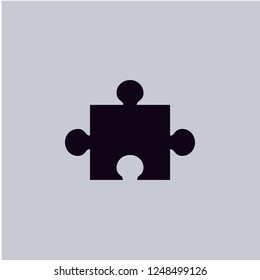 Puzzle vector icon. Modern, simple, isolated, flat best quality icon for web site designs or mobile apps. Vector illustration EPS 10.