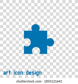 puzzle vector icon on an abstract background