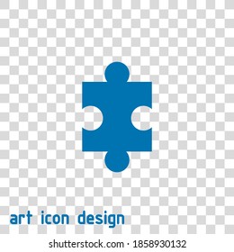 icono de vector de rompecabezas en un fondo abstracto