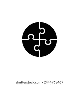 puzzle vector icon puzzle sign