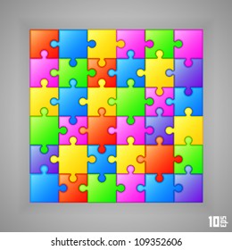 Puzzle vector illustration