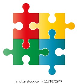Puzzle vector illustration