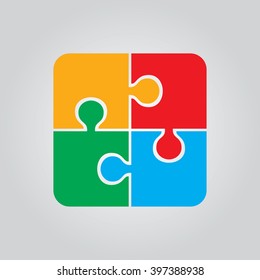 Puzzle vector illustration