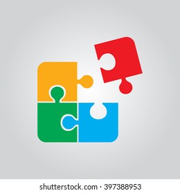 Puzzle vector illustration