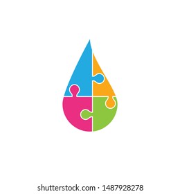 Puzzle Vector Illustration design template