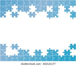Puzzle vector illustration. Eps 10.