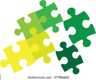 Puzzle Vector Pieces Jig Saw