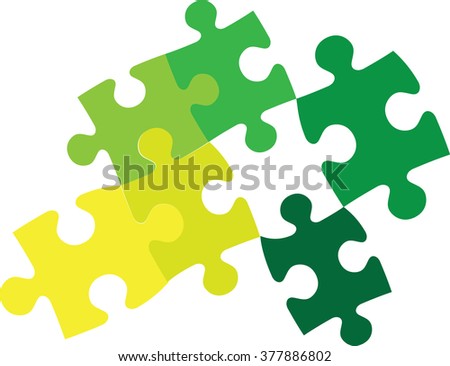 Puzzle Vector Pieces Jig Saw