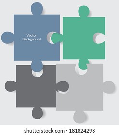 Puzzle vector for progress background.