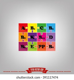 puzzle vitamins icon