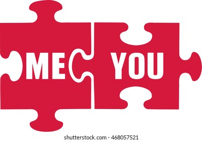 Puzzle with you and me