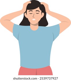 Personagem de Pessoas Intrigadas. Isolado no fundo branco. Ilustração de desenho animado de vetor