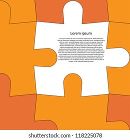 puzzles background. vector eps8