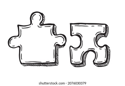 Rompe la ilustración vectorial dibujada a mano.
