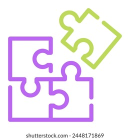 Puzzles Icon for web, app, infographic, etc