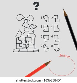 puzzles with a numerical solution. riddles. Answer. Counting games for kids and adults. Educational math game. Result. 