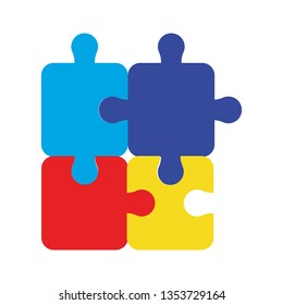 puzzles pieces connection