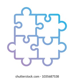 Puzzles pieces design