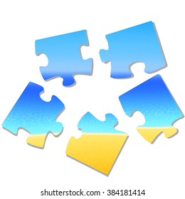 puzzles with the sea, to collect from the beach puzzle