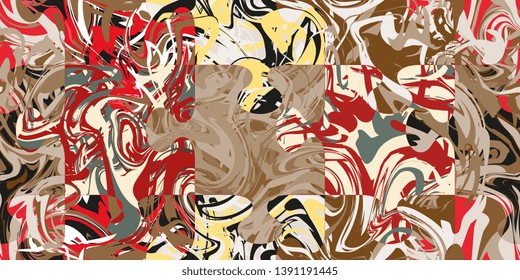 Puzzles. Seamless puzzles. Abstract seamless pattern. Seamless background. Textured puzzles. Vector graphics