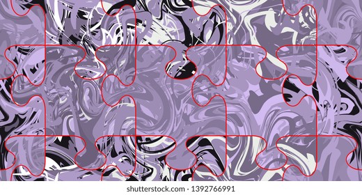 Puzzles. Seamless puzzles. Abstract seamless pattern. Seamless background. Textured puzzles. Vector graphics
